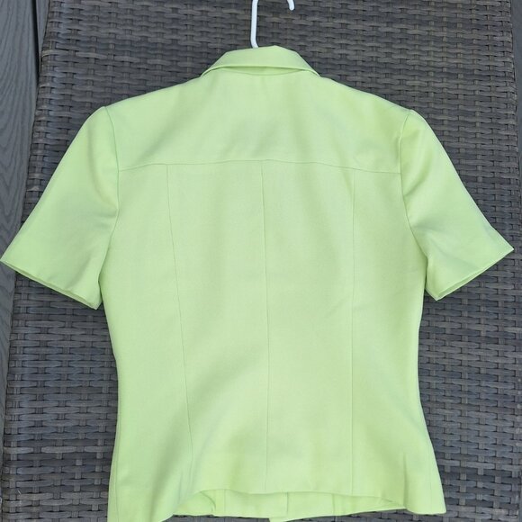 Vintage Apple green summer shorts sleeve jacket - Picture 3 of 12